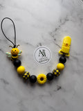 Attache suce Abeille/tournesol