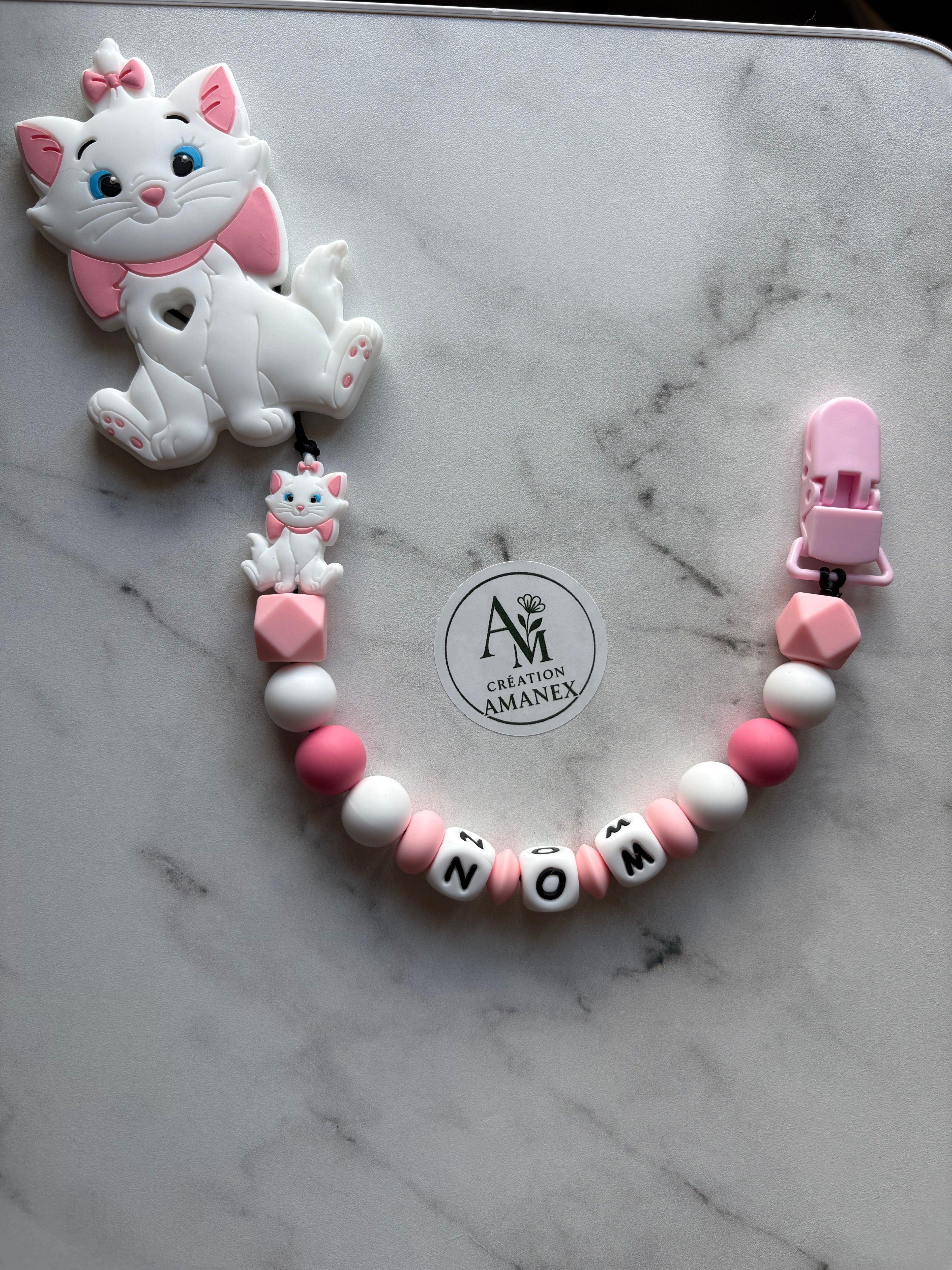 Attache suce féerique Marie et Jouet de dentition