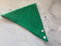 Bavoir coton uni Vert