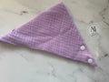 Bavoir coton uni Lilas