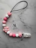 Attache-suce fleur rose en silicone – Sans prénom – 16$